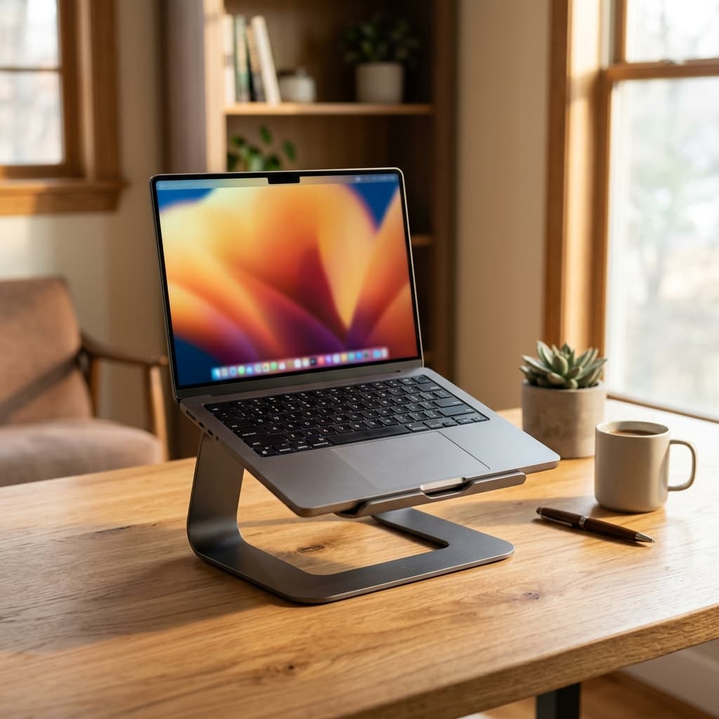 Minimalist laptop stand